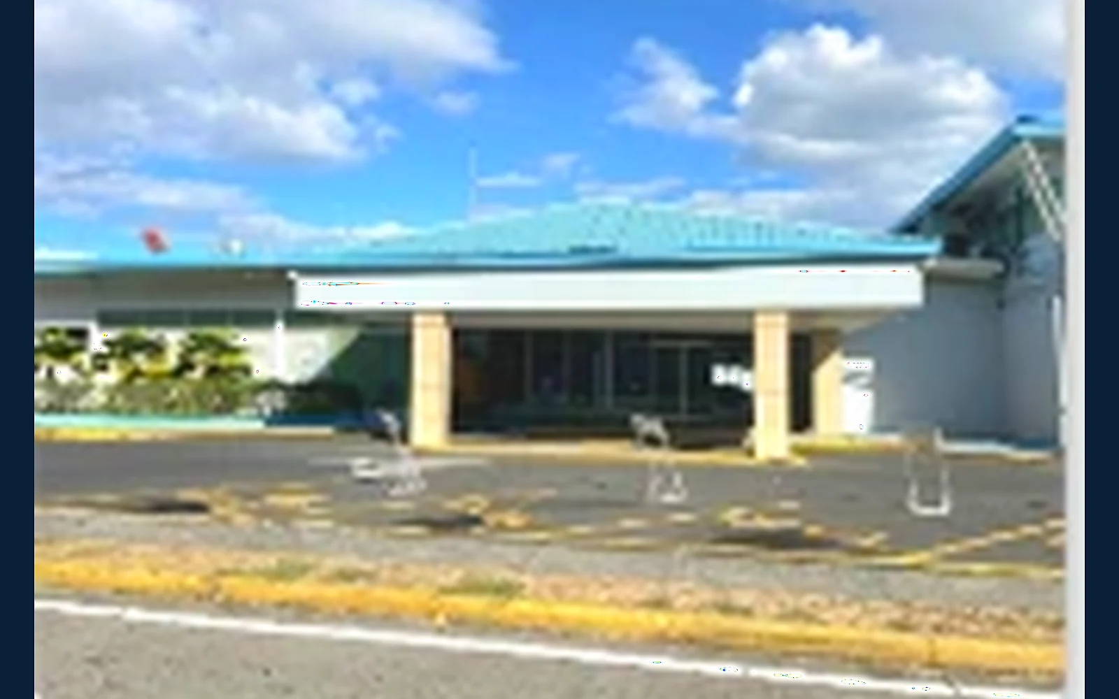 Vista de las instalaciones aeroportuarias