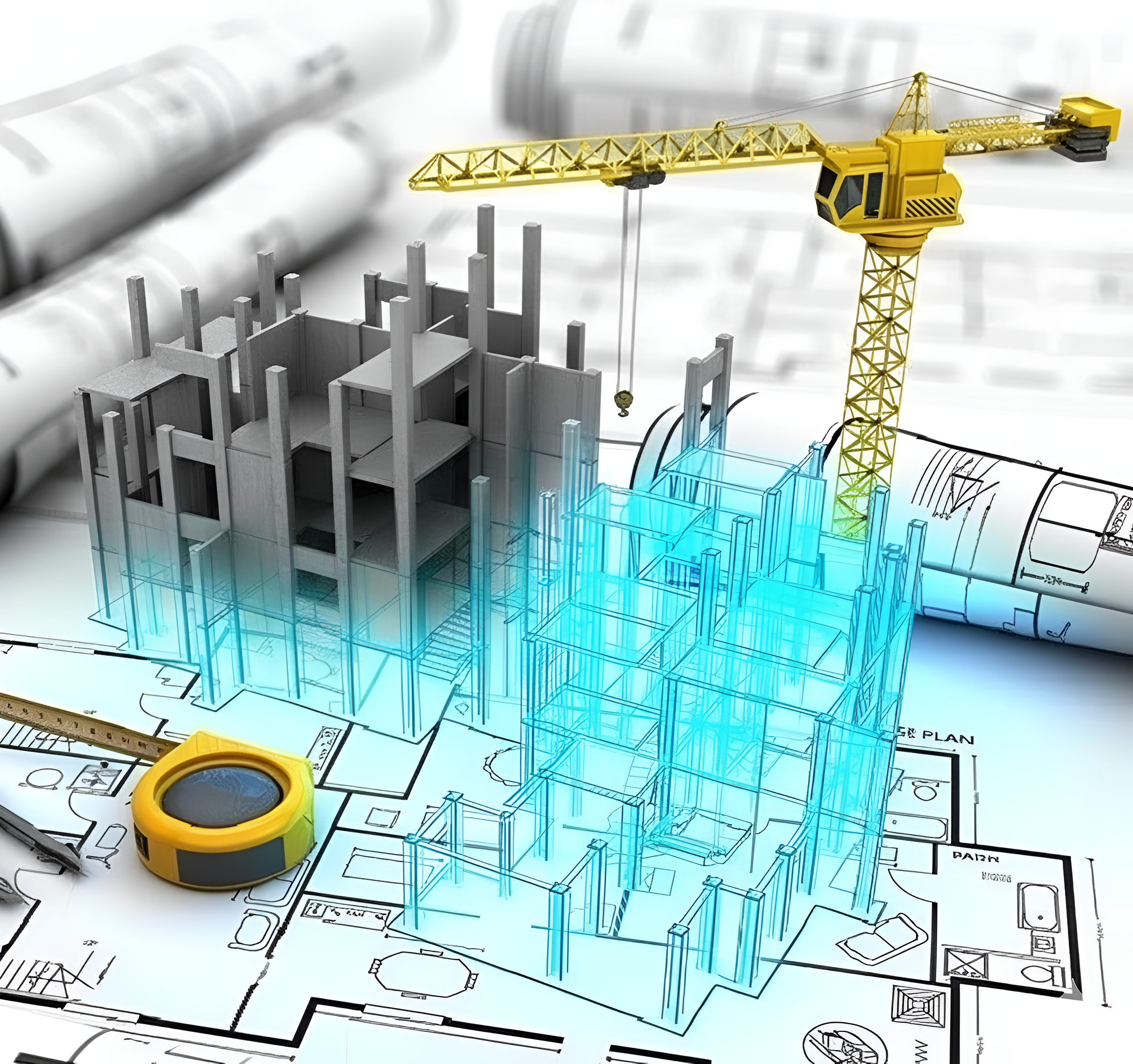 Maquinaria pesada en proyecto