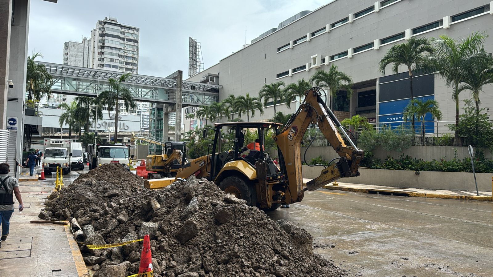 Obra de construcción en Panamá