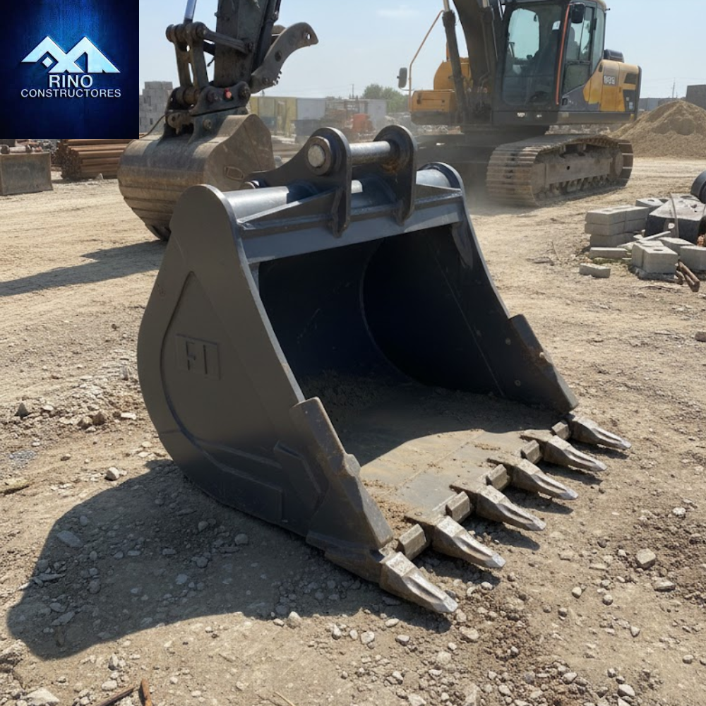 Balde de retroexcavadora 6 dientes