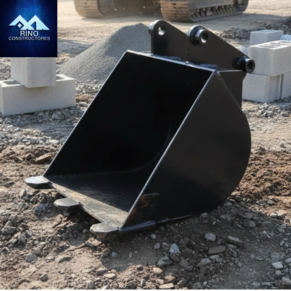 Balde de retroexcavadora 3 dientes