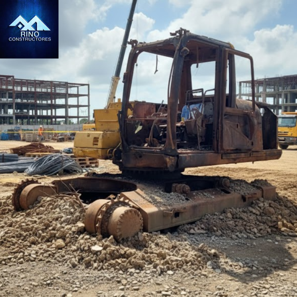 Chasis de retroexcavadora