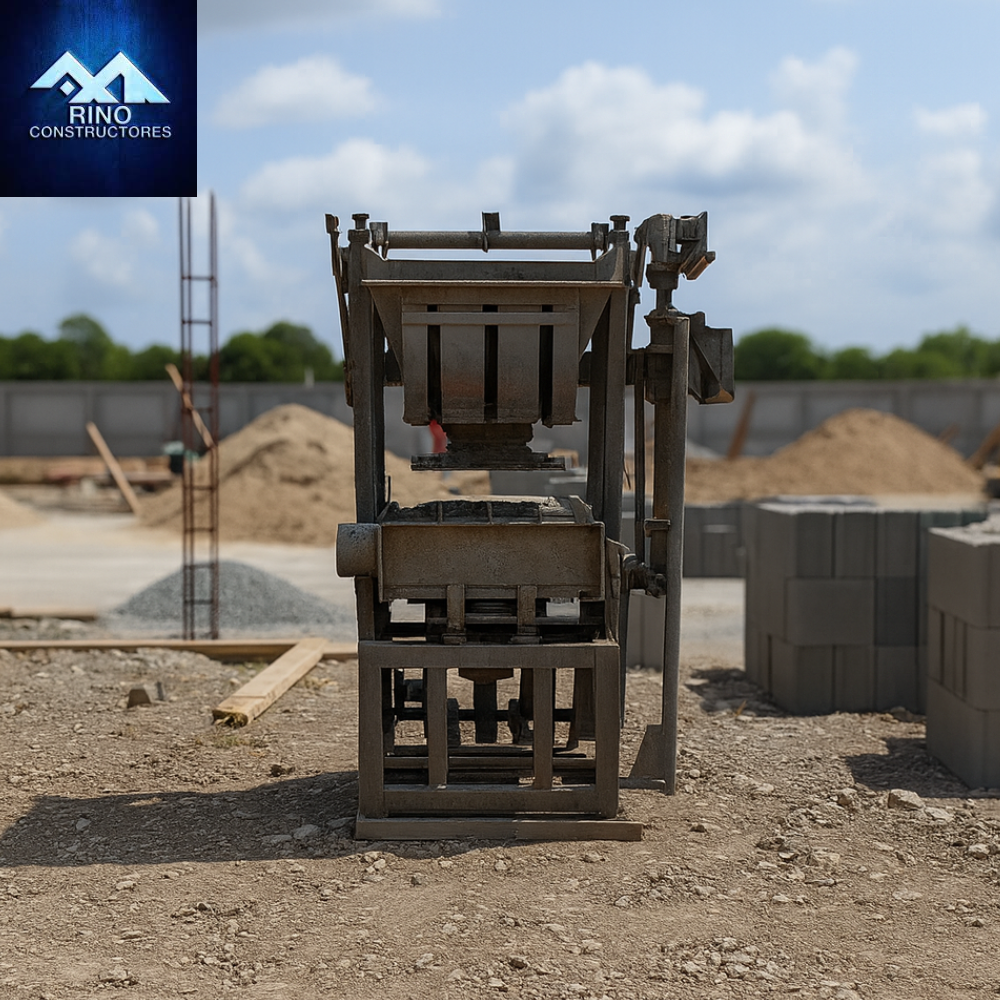 Máquina de bloques reforzada