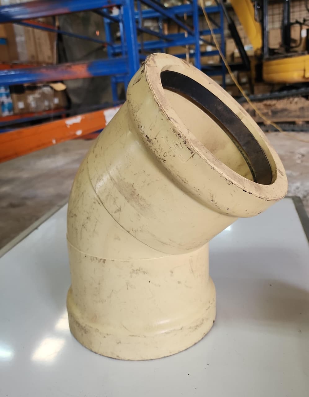 Codo sanitario de PVC 45 grados (aprox. 6 pulgadas)