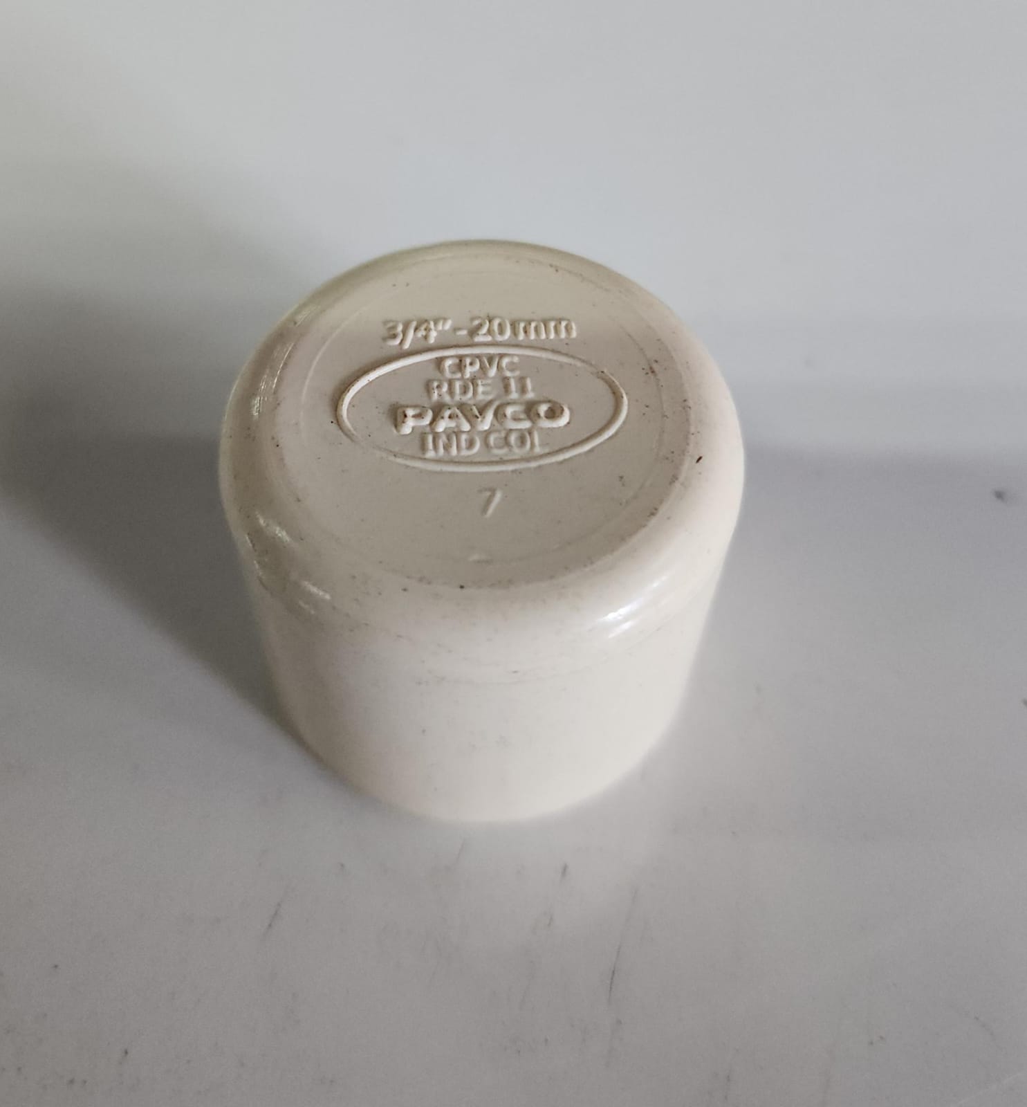 Tapón de CPVC 3/4 pulgadas 20 mm PAVCO