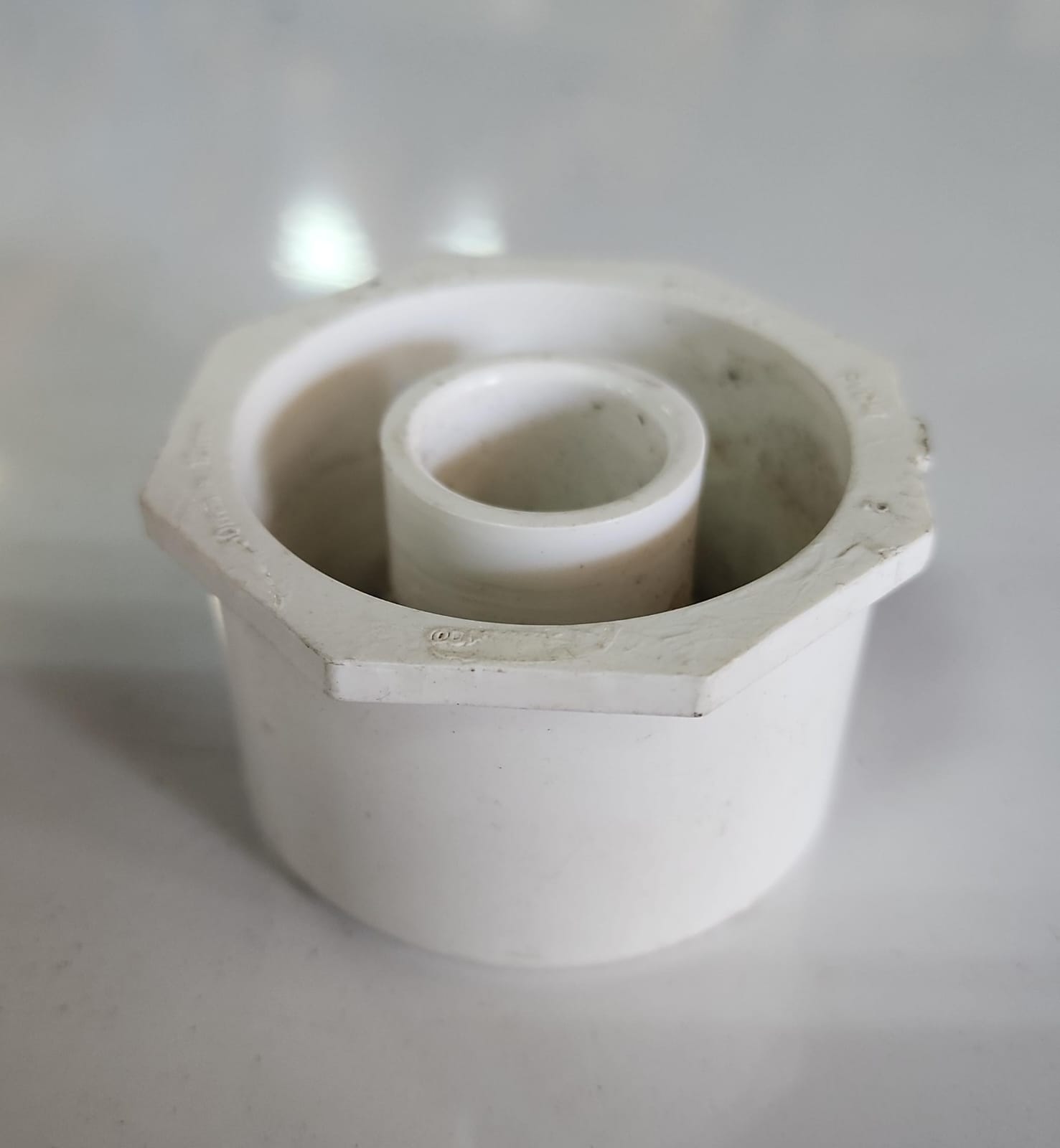 Buje reductor de PVC para transición de diámetros