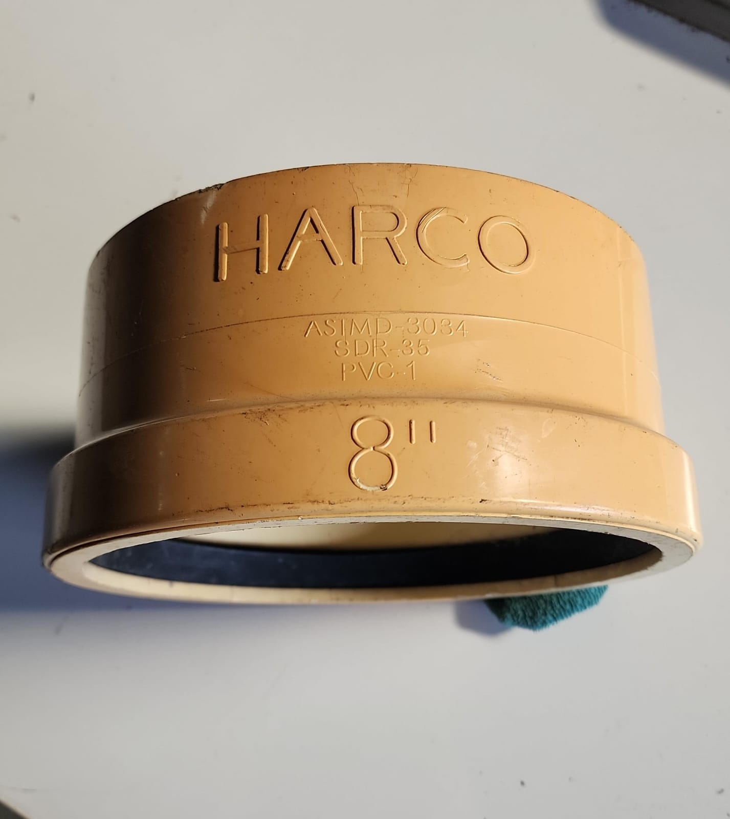 Cople o unión de reparación de PVC