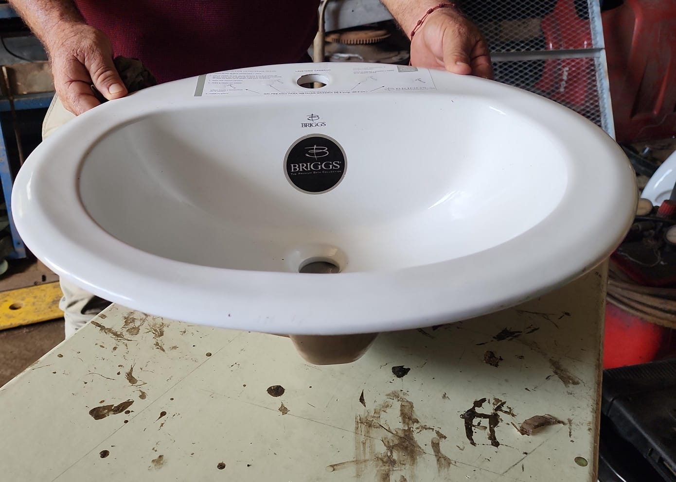 Lavamanos marca Briggs