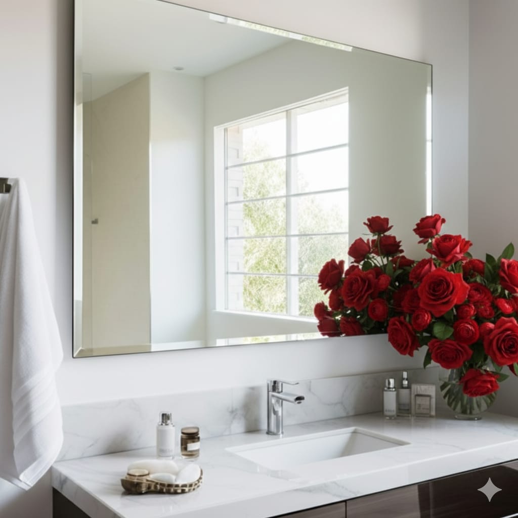 Espejo biselado 60x50 cm