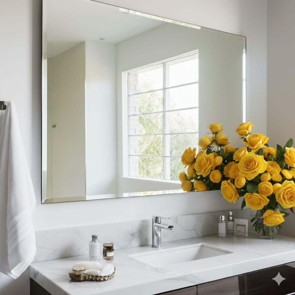 Espejo biselado 40x30 cm